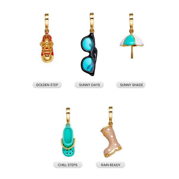 Fizz & Rizz Mystery Jewelry Box Travel Themed Charm Set with Necklace & Bracelet Fun Collectible Surprise Gift for Girls