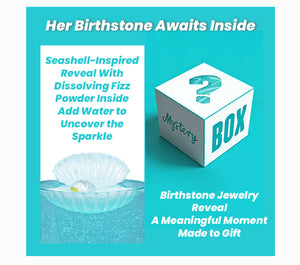 FizzandRizz by Yorkett Birthstone Shell Jewelry Mystery Box