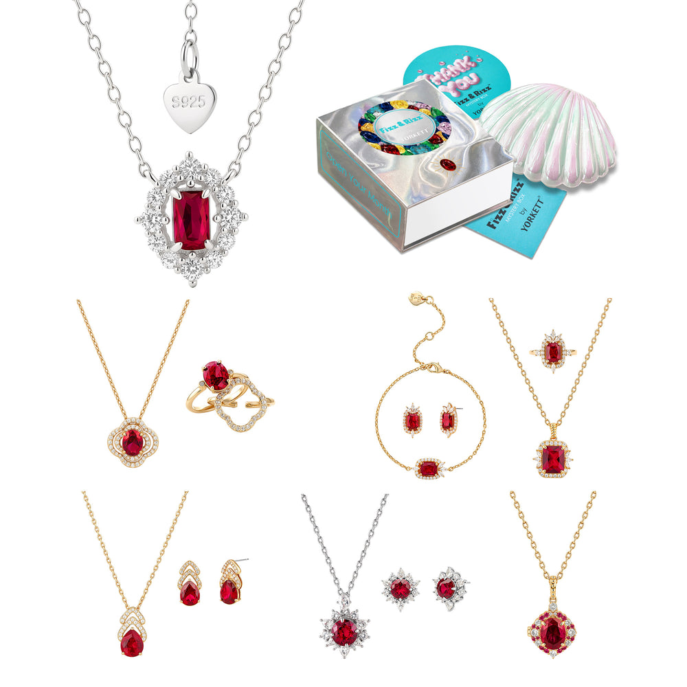 FizzandRizz by Yorkett Birthstone Shell Jewelry Mystery Box
