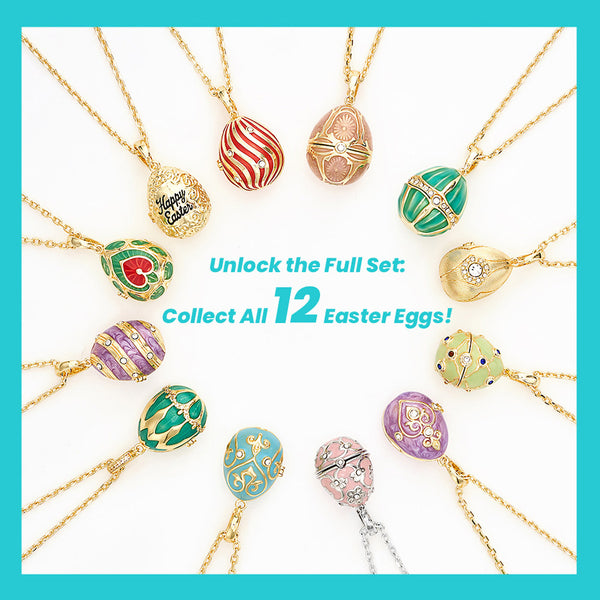 Fizz & Rizz by Yorkett Lucky Egg-Shaped Locket Necklace Mystery Box