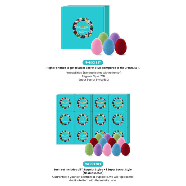 Fizz & Rizz by Yorkett Lucky Egg-Shaped Locket Necklace Mystery Box