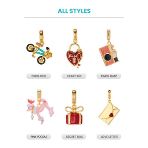 Fizz & Rizz by Yorkett Jewelry Mystery Box with Amelia Collectible Themed Charms Chain Bracelet Adjustable Pendant