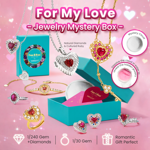 Fizz & Rizz by Yorkett Valentines Day Jewelry Mystery Box